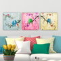 Wallity drprc9031 Conjunto de 3 Pinturas Decorativas en Lienzo Multicolor